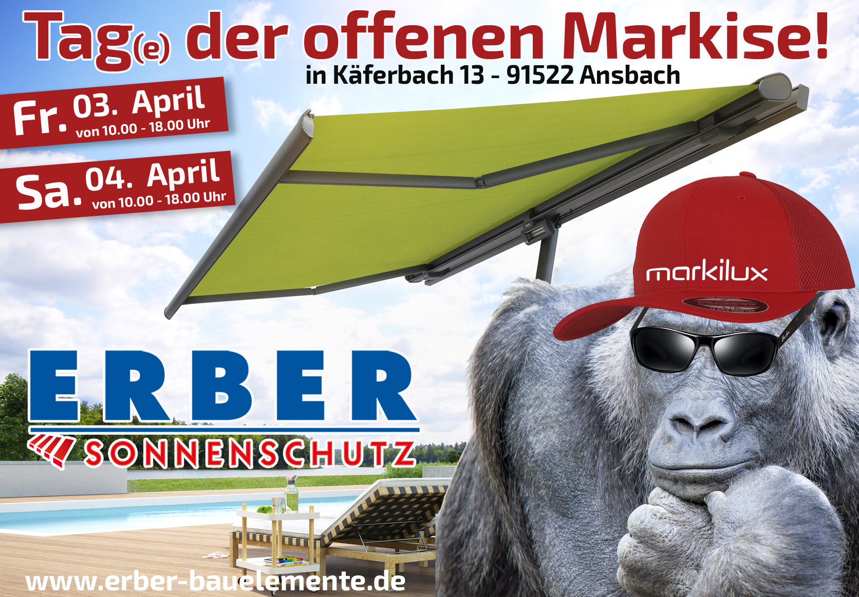 ERBER Türen & Fenster Ansbach Bauelemente Markisen